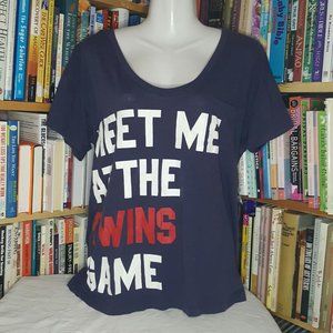 pink twins shirt medium